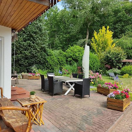 Grosszuegige Ferienwohnung Am Waldesrand Im Seenland Lauta エクステリア 写真