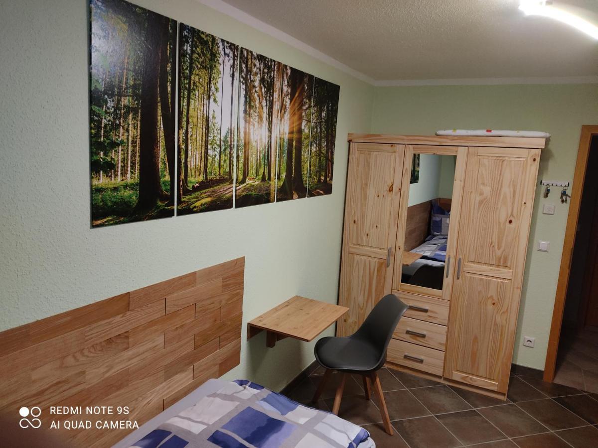 Grosszuegige Ferienwohnung Am Waldesrand Im Seenland Lauta エクステリア 写真